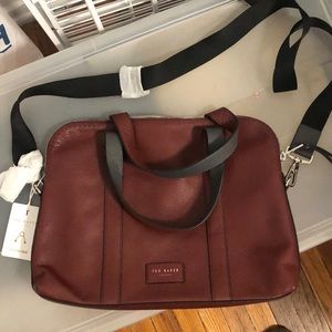Ted Baker leather briefcase bag